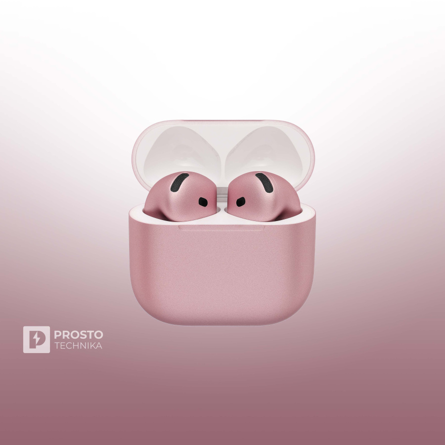 Apple Беспроводные наушники Apple AirPods 4 / Розовое золото